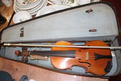 Lot 127 - A 20th century continental violin, having a...