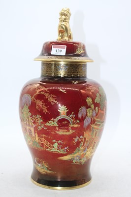Lot 139 - An early 20th century Carltonware Rouge Royal...