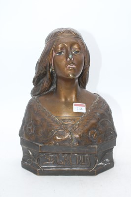 Lot 146 - An early 20th century hollow moulded and...
