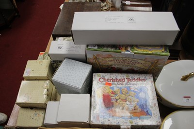 Lot 170 - A collection of boxed Cherished Teddy figures,...