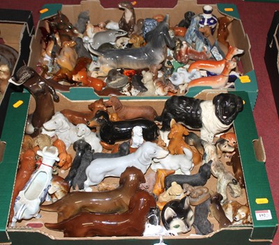 Lot 192 - A large collection of various animal figures,...
