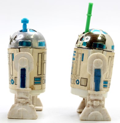 Lot 1655 - 2 Palitoy/Kenner Star Wars R2 D2 figures, the...