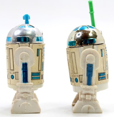 Lot 1655 - 2 Palitoy/Kenner Star Wars R2 D2 figures, the...