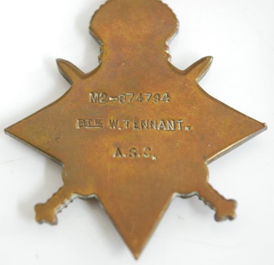 Lot 34 - A WW I trio to include 1914-15 Star, British...