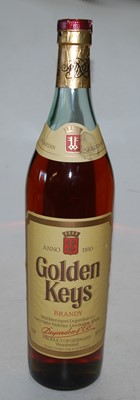 Lot 1409 - Dujardin & Co Golden Keys brandy, 300cl, one...