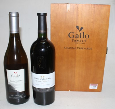 Lot 1017 - Gallo Family Vineyards presentation case...