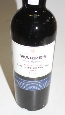 Lot 1308 - Warre's LBV port, 2001, one bottle in carton