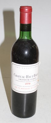 Lot 1020 - Château Haut-Bailly, 1970, Pessac-Leognan, one...