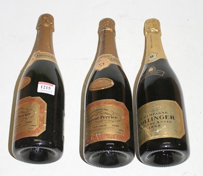 Lot 1215 - Laurent Perrier, 1988, champagne, two bottles;...