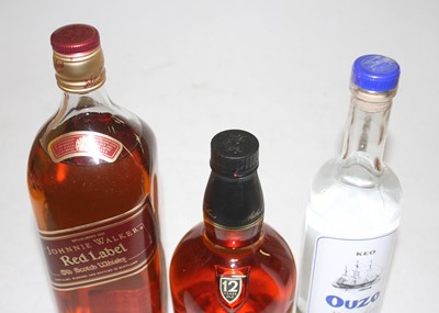 Lot 1417 - Johnnie Walker Red Label Old Scotch Whisky,...
