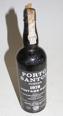 Lot 1312 - Porto Santos Junior vintage port, 1978, one...
