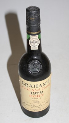 Lot 1313 - Graham's LBV port, 1979, one bottle