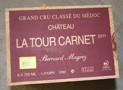 Lot 1036 - Bernard Magrez Château La Tour Carnet, 2011,...