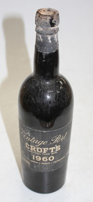 Lot 1315 - Croft's vintage port, 1960, one bottle