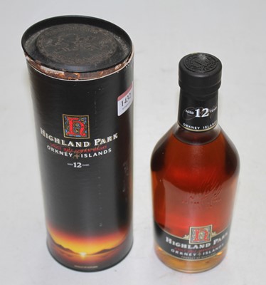 Lot 1432 - Highland Park aged 12 years single malt Scotch...