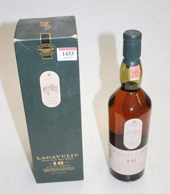 Lot 1433 - Lagavulin 16 year old Single Islay Malt Scotch...