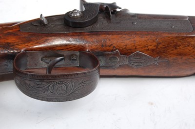 Lot 51 - A cased pair of 40-bore percussion duelling...