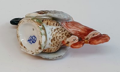 Lot 2086 - A 19th century German hard paste porcelain...