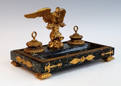 Lot 2367 - A 19th century French ormolu and patinated...