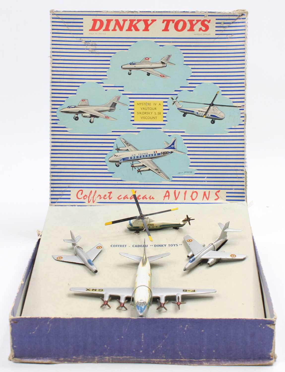 Lot 1195 - French Dinky Toys No. 60 Coffret Avions...