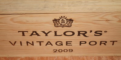 Lot 1328 - Taylor's vintage port, 2009, six bottles (OWC)