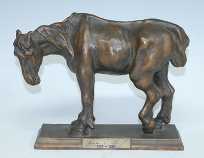 Lot 356 - A bronze model of a horse "The Gainsborough...