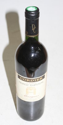 Lot 1057 - Château Martinens, 1995, Margaux, one bottle...