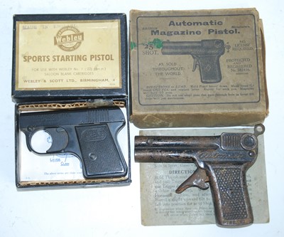 Lot 418 - A Webley Sports Starting Pistol, for use with...