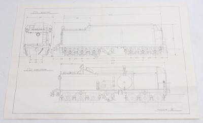 Lot 101 - Aster Gauge 1, Hudson 4-6-4 loco with 12-wheel...