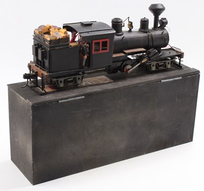 Lot 104 - Scratch-built G scale Climax loco No.1 powered...