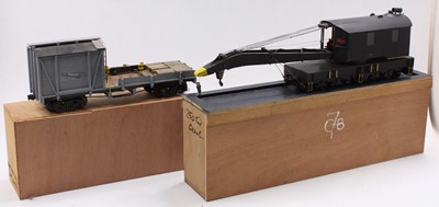 Lot 120 - Two scratch-built G scale engineering train...
