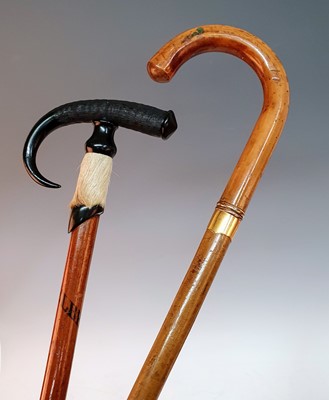 Lot 2357 - An early 20th century walking stick, having...