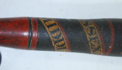 Lot 113 - A Victorian turned wooden truncheon,...