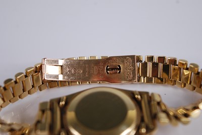 Lot 2313 - A lady's Rolex 18ct gold Oyster Perpetual...