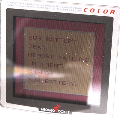 Lot 1059 - A boxed SNK Neo Geo pocket colour interactive...