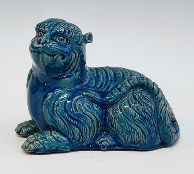 Lot 2402 - A 19th century Chinese turquoise glazed model...