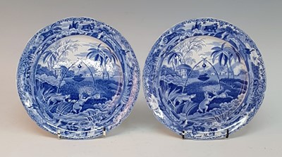 Lot 2062 - A pair of circa 1810 Spode Indian Sporting...