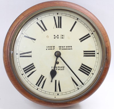 Lot 79 - An early 20th century dial clock later...