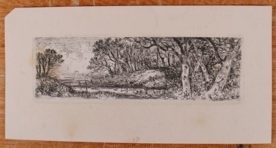 Lot 2434 - John Crome (1768-1821) - At Scoutton, etching,...