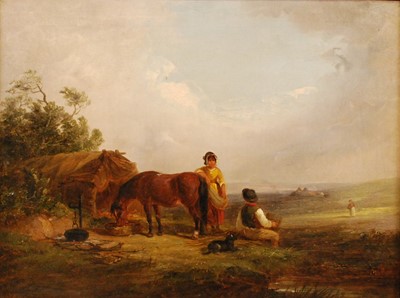 Lot 2430 - Thomas Smythe (1825-1906) - Gypsy encampment...