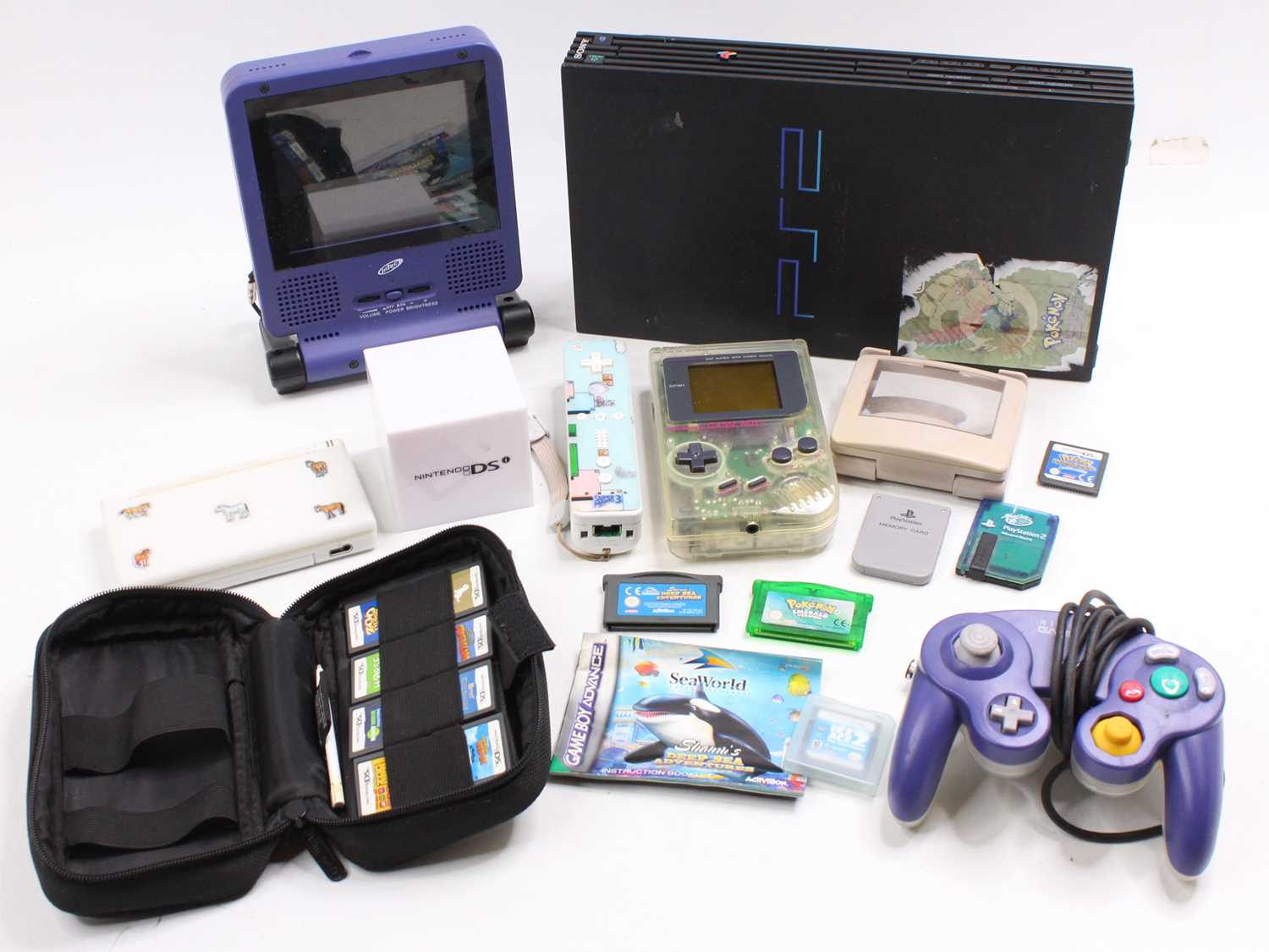 Lot 1144 - A collection of mixed video game consoles and...