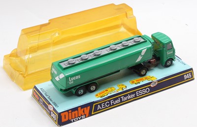 Lot 1212 - Dinky Toys No. 945 AEC Tanker-Lucas Oil,...