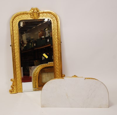 Lot 1169 - A late 19th century French giltwood console...