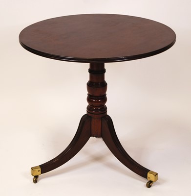 Lot 2544 - A Regency plum pudding mahogany circular...