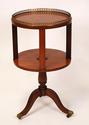 Lot 2570 - A circa 1900 satinwood circular book table,...