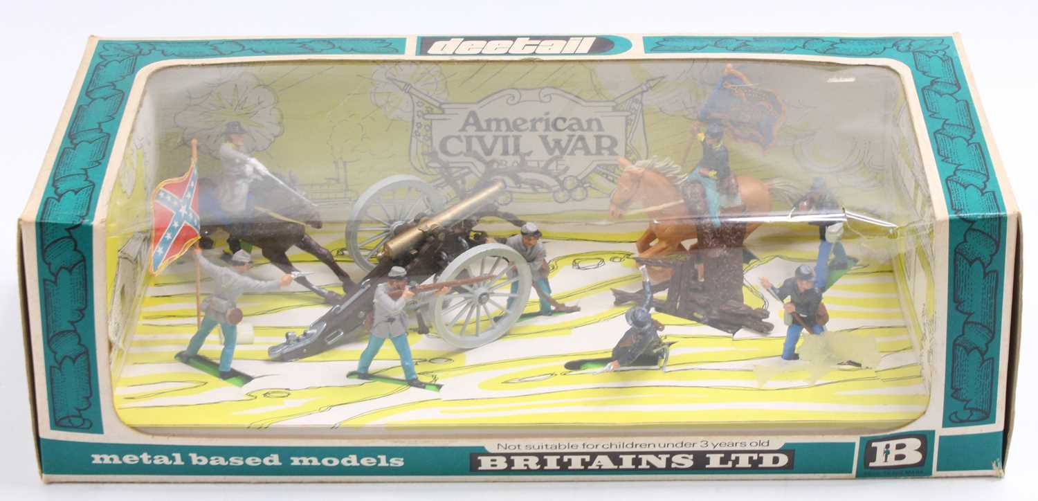 Lot 1445 - A Britains Deetail American Civil War battle...