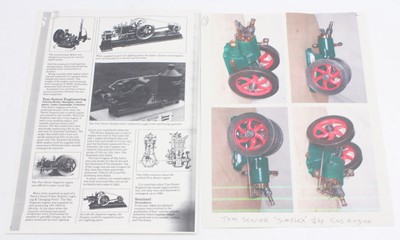 Lot 22 - A Tom Senior Simplex 1/16 scale circa 1920 gas...