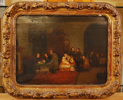 Lot 2500 - After David Wilkie (1785-1841) - The Rent-day,...