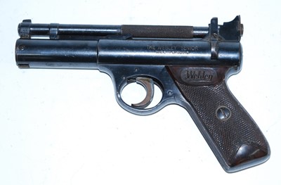 Lot 406 - The Webley "Senior" .22 calibre air pistol,...