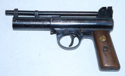 Lot 409 - A Webley Air Pistol Mark I, .22 calibre, the...